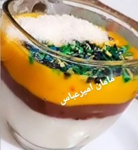 فرنی سه رنگ