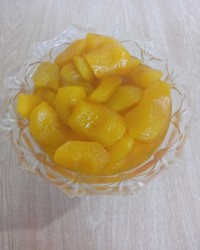 کمپوت سیب زعفرانی