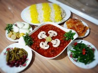 خوراڪ لوبیا چیتـی با قـارچ...