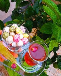 چای سیب و زعفران