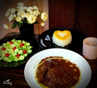 فسنجون با مرغ