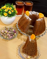 کیک آرد برنج (لطفا ورق بزنید)بدون گلوتن