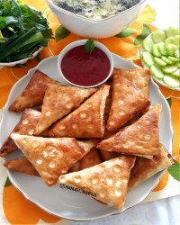 سمبوسه پیتزایی_آش کلم