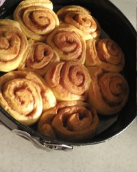 رول کدو حلوایی و دارچین