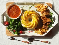 چلو گوشت زعفرانی ...سوپ رشته