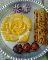 کوبیده ی مرغ تابه ای