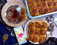 نان رول دارچینی