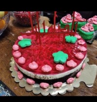 چیزکیک انار .