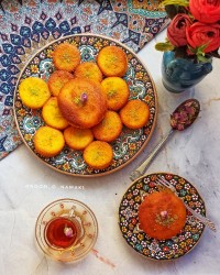 کیک شربتی شیرازی