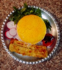کباب تابه ای مرغ