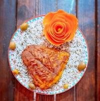 پلوسبزی باماهی