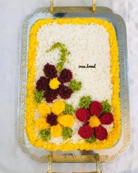 تزئین برنج سفارشی