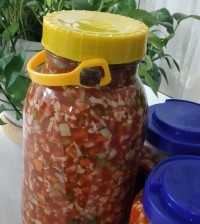 ترشی سالادی (یا همون ترشی گوجه)