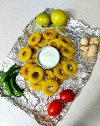 اسنک حلقه ای سیب زمینی