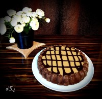 کیک موکا شکلاتی