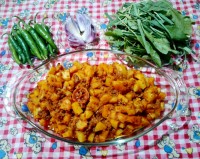 خوراک مرغ وکدو