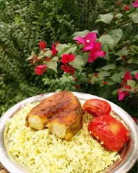 ماهی شیر سرخ شده