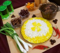 قرمه سبزی با مرغ