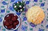 ۱۹۶-برنج و شامی فری پزززز