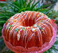 کیک شیر داغ