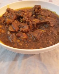 آبریز با گوشت بره غذای سنتی بختیاریها