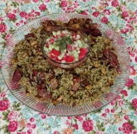 دمپخت کازرونی با گوشت ولوبیا