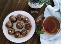 توپک شکلاتی ،آجیلی