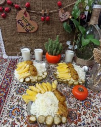 کباب ماهیتابه بوقلمون