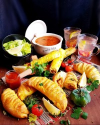 پوچای گوشت وپنیر