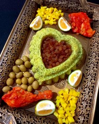 سیب پلو غذای محلی شهر زیبای کرمانشاه