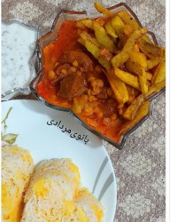 خورش قیمه سیب زمینی