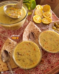 سوپ ذرت و ترخون