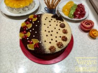 کیک شکلاتی. آذر ماهیهای عزیز تولدتون مبارک