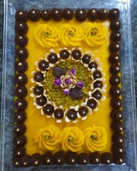 حلوا شیر زعفرانی