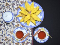 کیک شربتی در تابه دوطرفه (بدون فر)