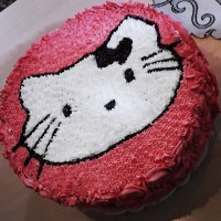 کیک تولد کیتی
