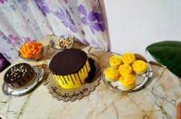 تولدهمسرعزیزم[1400/9/1] کیک تولد/مافین/پاناکوتا شکلاتی