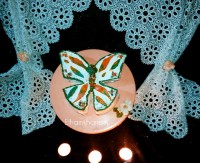 کیک پروانه ایی خوشمزه