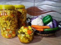 ترشـی گل ڪلم ... ترشـی ڪلم قرمز...