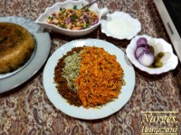 شوید پلو با مرغ