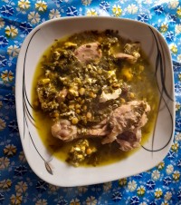 سیر قلیه غذای خوشمزه گیلان