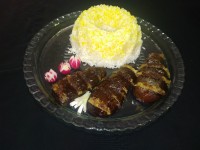 گل بادمجان وبرنج قالبی