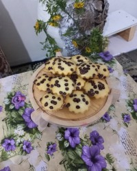 کاپ_کیک باتزئین شکلاتی