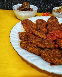 کتلت گوشت و گردو شامی ترشی