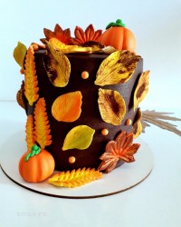 کیک تم پاییزی