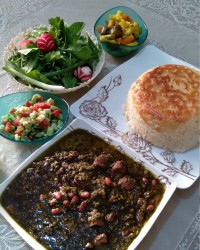 یه چیز خوشمزه بگم ؟؟؟؟قورمه سبزی