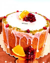 کیک پرتقالی اسفنجی