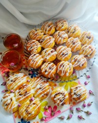 نان رول دارچینی کشمشی باکرم پیراشکی