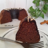 کیک نارگیل شکلاتی