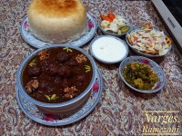 فسنجون باگوشت بوقلمون (چرخ کرده)
